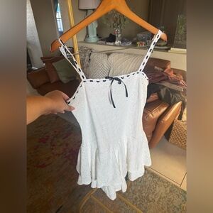 Cute White Romper